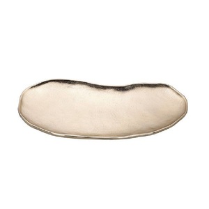 Gold Finished Aluminum Food Serving <b>Tray</b> Rectangle Shape for Home and Hotels Food & <b>Drinks</b> Serving <b>Trays</b> Handicrafts - Product Image 2