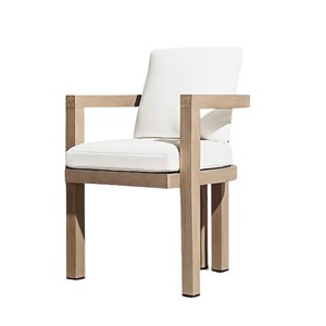 Canapé de jardin en bois massif de teck de qualité supérieure canapé un siège chaises à coussin en tissu super confortables pour un usage extérieur de patio - Product Image 1