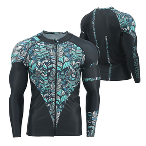 Best Selling Men's Rash Guard <b>Compression</b> <b>Shirt</b> Custom Logo High Quality Breathable Quick Dry Full Sleeve Men's Rash Guard - Product Image 1