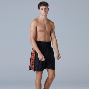 New Customizable Professional MMA Boxing Muay Thai Competition Shorts Stretch Fabric Custom Patches Logo Printing <b>Trunks</b> - Product Image 1