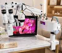 Microscope opératoire ORL ROSLANE MEDITECH ROM-6(E) 90 °   Oculaires droits avec zoom 3-5x, diviseur de faisceau, 12MP
