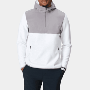 Qualité d'exportation, tissu premium, respirant, durable, toucher doux, sweat-shirts à capuche pour hommes avec fermeture éclair quart de tour, 100% coton molletonné - Product Image 1
