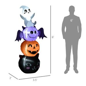 Decorazioni Gonfiabili per Halloween da Esterno, Addobbi Festivi per Giardino - Product Image 3