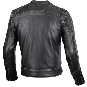 Vestes en cuir de moto de conception personnalisée de haute qualité Veste en cuir d'équitation de moto Veste en cuir de course pour hommes - Product Image 2