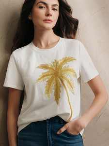 AFT Seed Beads Embroidery Women's Crop <b>Top</b> Customizable Stylish Handcrafted Floral Luxury Detailing - Product Image 4