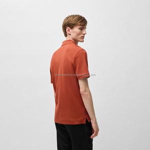 Nardon Custom Embroidered Logo Cotton Knitted Button Short Sleeve <b>Stripe</b> for Polo <b>T</b>-<b>Shirts</b> for <b>Men</b> Casual Style - Product Image 2