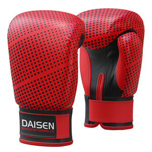 Guantes de Boxeo Elegantes con Patrón Geométrico, Guantes de Entrenamiento de Cuero Sintético, Soporte Cómodo para la Muñeca para Uso en Fitness - Product Image 4