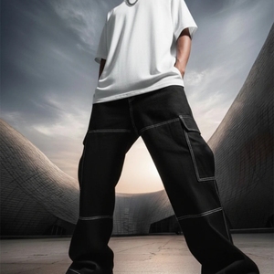 Pantalones Cargo de Algodón Estilo 2026 para Hombre y Mujer, Ropa de Exterior, Diseños Personalizados, Pantalones Casuales para Hombre - Product Image 1