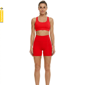 Shorts de yoga taille haute pour femmes SAMAVIA, shorts de compression pour l'entraînement et le fitness, vêtements de sport personnalisés, fabricant en gros - Product Image 5