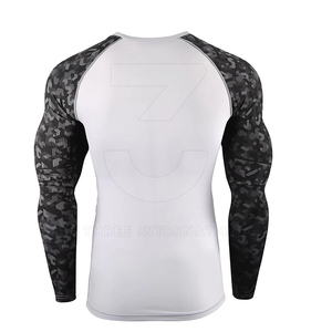Camiseta de Entrenamiento de Manga Larga para Hombre, Sublimada, de Alta Calidad, Resistente a Desgarros, Material de Spandex y Poliéster, Secado Rápido, 220g - Product Image 2