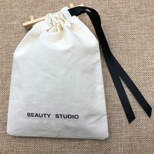 Custom-Made Eco Cotton <b>Drawstring</b> <b>Bag</b> with New Design Fashionable Summer Style Wholesale Packaging Open Closure - Product Image 6