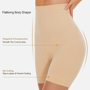 Faja moldeadora de piernas transpirable para un soporte invisible bajo vestidos, jeans y atuendos diarios con ajuste fácil. - Product Image 2