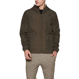 <b>Vintage</b> Custom Winter Unisex Hooded Windbreaker Jacket Zippered Lightweight Windproof Waterproof Rain Jacket 100% <b>Nylon</b> - Product Image 3