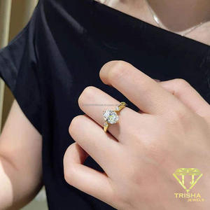 Luxury Oval Cut Moissanite Diamond <b>Ring</b> In 925 Sterling <b>Silver</b> With Side Stones Elegant <b>Solitaire</b> Engagement Jewelry For Women - Product Image 4