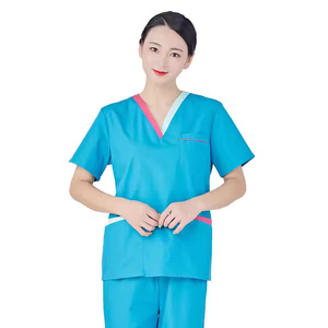 Uniformes Médicos Unisex de Diseño Brillante 2025, Uniformes de Salón de Belleza, Accesorios para Enfermeras, Poliéster y Algodón para el Trabajo - Product Image 4