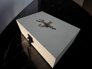 กล่องไม้พิมพ์ลายแบบเลื่อนฝา กล่องใส่เครื่องประดับทันสมัย กล่องไม้พิมพ์ลาย กล่องเก็บของสำหรับเครื่องเขียนและปากกา ขายส่ง - Product Image 2