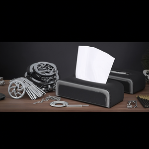 Accessoires pour camions Eco Curve Tissue Box en gris-noir - Product Image 3