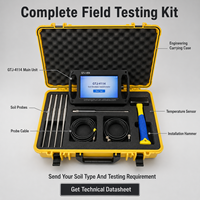 Testeur de densité du sol portable, non radioactif, avec sélection de profondeur et compensation de température