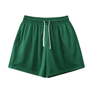 Shorts de sport pour hommes de haute qualité, en polyester, maille élastique, taille élastique, shorts de basket-ball pour hommes, polyester, double maille, shorts vierges - Product Image 6