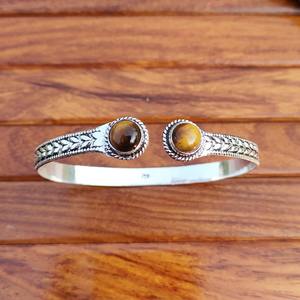 Bracelets en laiton avec pierres précieuses naturelles pour un usage quotidien, la méditation et la thérapie de guérison, disponibles à un prix abordable en provenance d'Inde. - Product Image 1