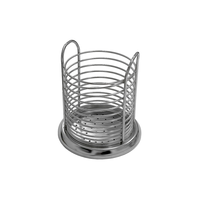 Support de rangement pour cuillères et baguettes en acier inoxydable au design antique pour restaurant, support pour cuillères à soupe, en promotion