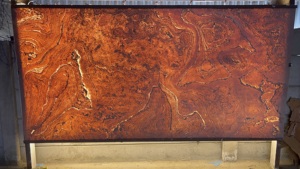 Translucent Stone Veneer Terra Red Natural Flexible Stone <b>Sheet</b> Backlit <b>Wall</b> Panel for Bar Restaurant Hotel Interior - Product Image 4