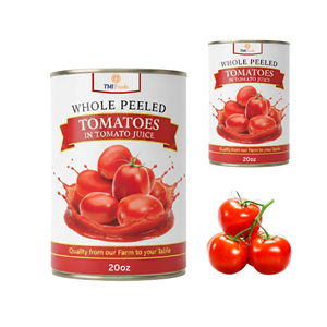 Tomates Pelados en Jugo de Tomate de la Mejor Calidad y Precio Bajo, los Más Vendidos de Fábrica en Vietnam, Empacados en Lata A10 - Product Image 1