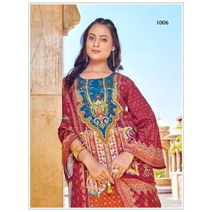 Traje Palazzo Pakistaní Prémium Listo para Usar, Vestido Étnico Moderno para Mujer, Ideal para Bodas y Fiestas - Product Image 1