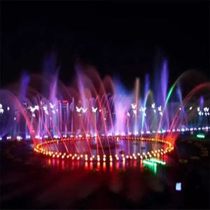 Fuente de Agua Musical LED Moderna de Lujo, Personalizable, de Acero Inoxidable y Piedra, para Jardín Exterior, Productos de Jardinería de Lujo - Product Image 4