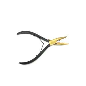 Pince à cheveux en acier inoxydable avec logo personnalisé - Outils d'extension de cheveux durables de haute qualité pour usage commercial - Product Image 1