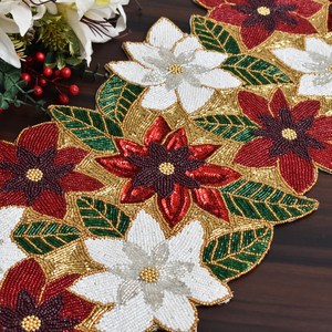 Premium Beaded <b>Table</b> <b>Runner</b> Luxury <b>Dining</b> <b>Table</b> Decoration for Wedding Reception Banquet Home and Restaurant at cheapest cost - Product Image 4