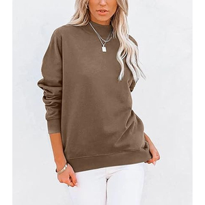 Women Custom Crew Neck <b>Sweater</b> Pullover Neck Thick Warm Knitted Pullover Top Fashion Sustainable Mock Neck Turtle Neck - Product Image 6