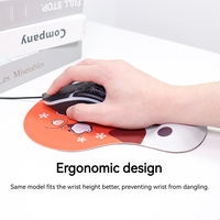 Tapis de souris personnalisé OEM ODM en PU, gel de silicone, tapis de souris ergonomique pour le bureau, le jeu, pour cadeau et usage quotidien