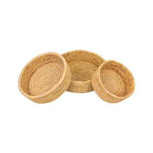 Round Shape Customized Size Rattan Woven Serving <b>Tray</b> For Snacks Parties Usage Home Kitchen Ware Decoration Multipurpose Usage - Product Image 3
