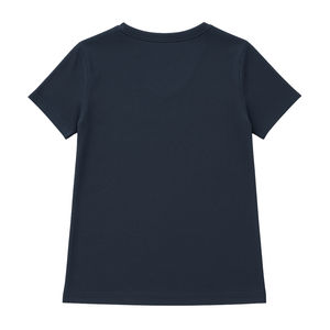 Camiseta de Manga Corta con Cuello en V para Mujer, Colores Personalizados, Poliéster/Algodón, Ecológica, Certificada GOTS, Premium, Suave y Transpirable - Product Image 2