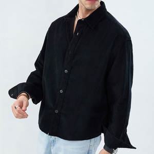 Chemises habillées pour hommes en flanelle respirante de qualité supérieure, logo personnalisé, taille plus, automne, manches longues, 100% coton - Product Image 1