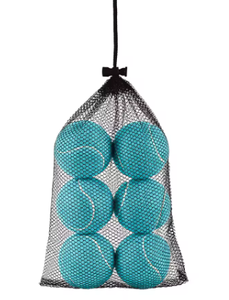 Colorful Tennis <b>Balls</b> Set in Mesh Bag Portable for Entertainment Practice - Product Image 2
