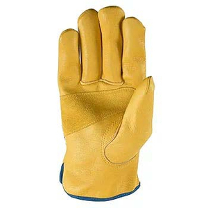 Guantes de trabajo de cuero vacuno de alta calidad para conductores, construcción industrial, viajes y seguridad. - Product Image 1