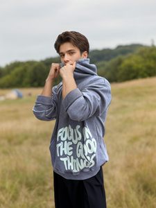Sudadera con Capucha Gráfica Vintage Gótica para Hombre, Lavado Ácido, 100% Algodón, Oversize, Estilo Urbano, Hip-Hop, Holgada, Unisex - Product Image 4