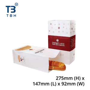 Bolsa de papel de calidad premium para alimentos, 275x147x92mm, ideal para propietarios de puestos de comida, eventos, fiestas, distribuidores y proveedores. - Product Image 1