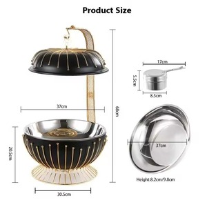Assured Quality Casserole Serving Steel Chafing Dish Wedding Party Decoration Food Warmer with Lid Customized Size - Product Image 5