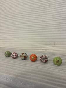 Tiradores de Cerámica Pintados a Mano, Pomos Decorativos para Gabinetes, Manijas Artísticas Únicas para Muebles, Pomos de Cerámica Premium - Product Image 3