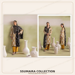 Gul Ahmed présente la collection de tissus Bagheecha 2026 |   3 ensembles de vêtements en tissu lawn imprimé et brodé |   Vente en gros de vêtements de fête pour toutes les saisons - Product Image 5