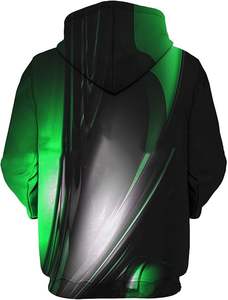 Sudaderas con Capucha Casuales Transpirables para Hombre, Sublimadas, Diseño Personalizado, Venta al Por Mayor, Poliéster, Impresión Completa, para Equipos Deportivos, de Secado Rápido - Product Image 2