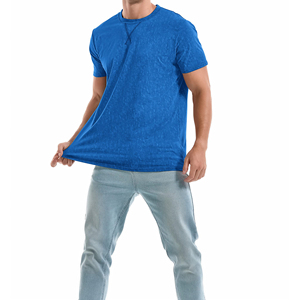 Nueva Colección de Camisetas Casuales para Hombre, 100% Algodón Tejido, Ecológicas, Transpirables, con Logotipo Frontal, Manga Corta, Corte Regular - Product Image 2