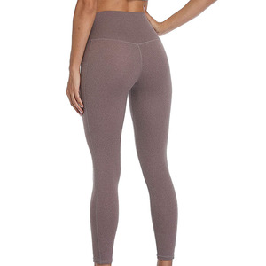 Base Layer Women's Fitness Clothing Legging Tights Seamed Stitched High Waist 4 Way <b>Stretch</b> Feature Leggings For Women - Product Image 3