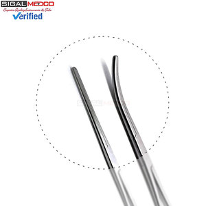 Juego de 2 Pinzas Hemostáticas Rochester Premium de 12 Pulgadas, Rectas y Curvas, con Tres Posiciones de Bloqueo, Manuales, de Acero Inoxidable Alemán - Product Image 3