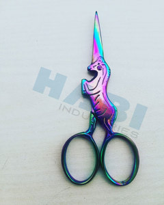Ciseaux professionnels pour cuticules, en acier inoxydable, lame droite, pour nail art, durables, haute qualité, fournisseur en gros - Product Image 4