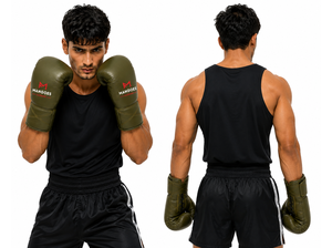 Guantes de Boxeo de Encaje Hechos a Medida, Guantes de Entrenamiento de Cuero de Alta Calidad, Equipo Deportivo Profesional, Servicio de Fábrica OEM - Product Image 3