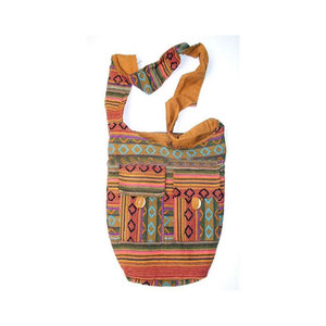 Handloom Shoulder Bag for Women Handmade Traditional Woven Ethnic Handbag Stylish Bohemian Tote <b>Purse</b> for Travel Shopping Work - Product Image 1
